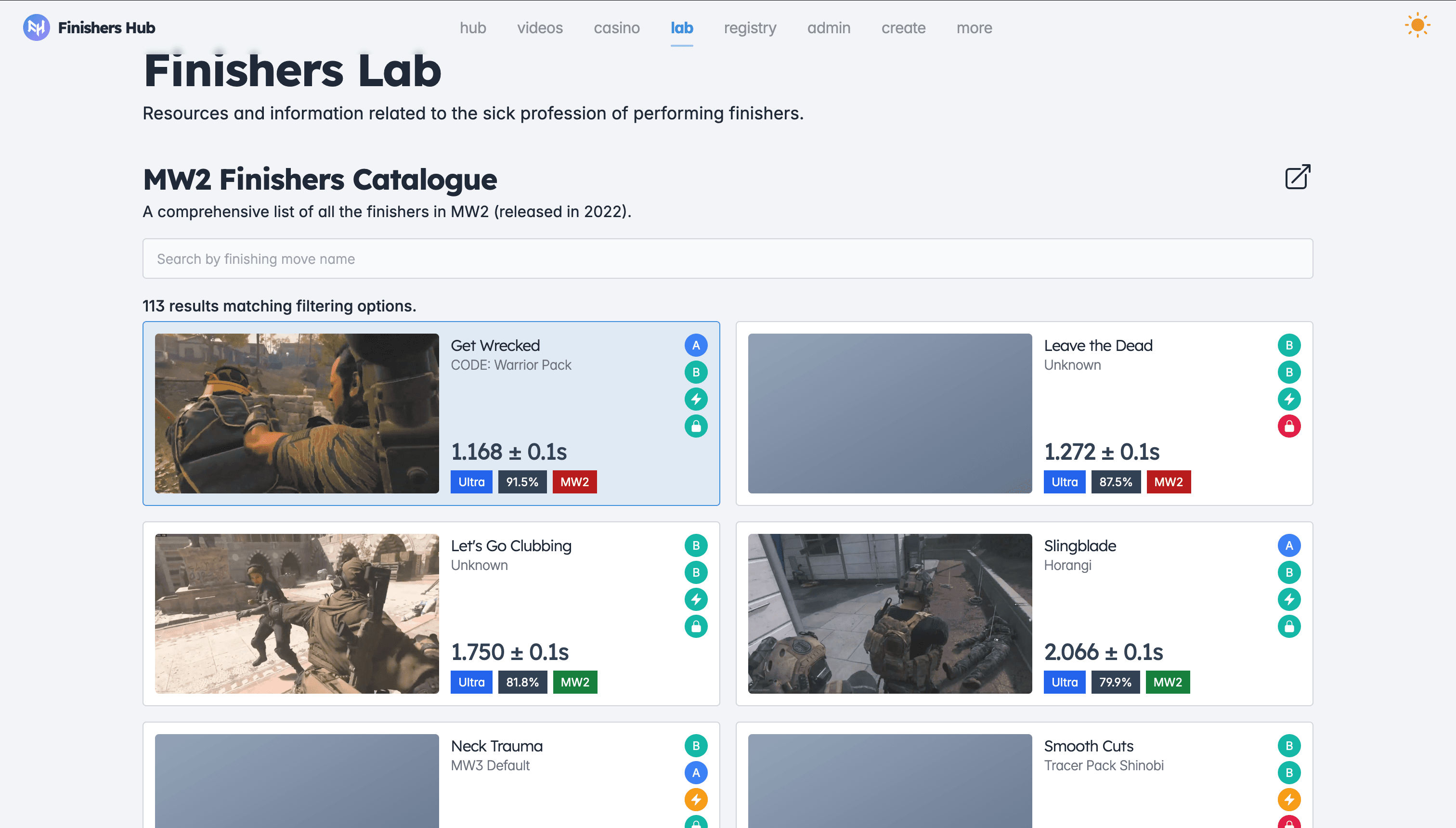 Finishers Hub: Media 2